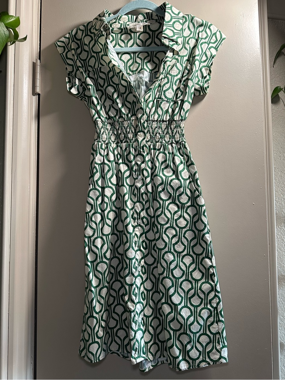 Monteau Geometric Printed Dress